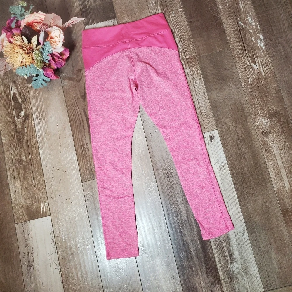 OshKosh B'gosh Girls Barbiecore Pink Active High-Rise Leggings Size 12 EUC
